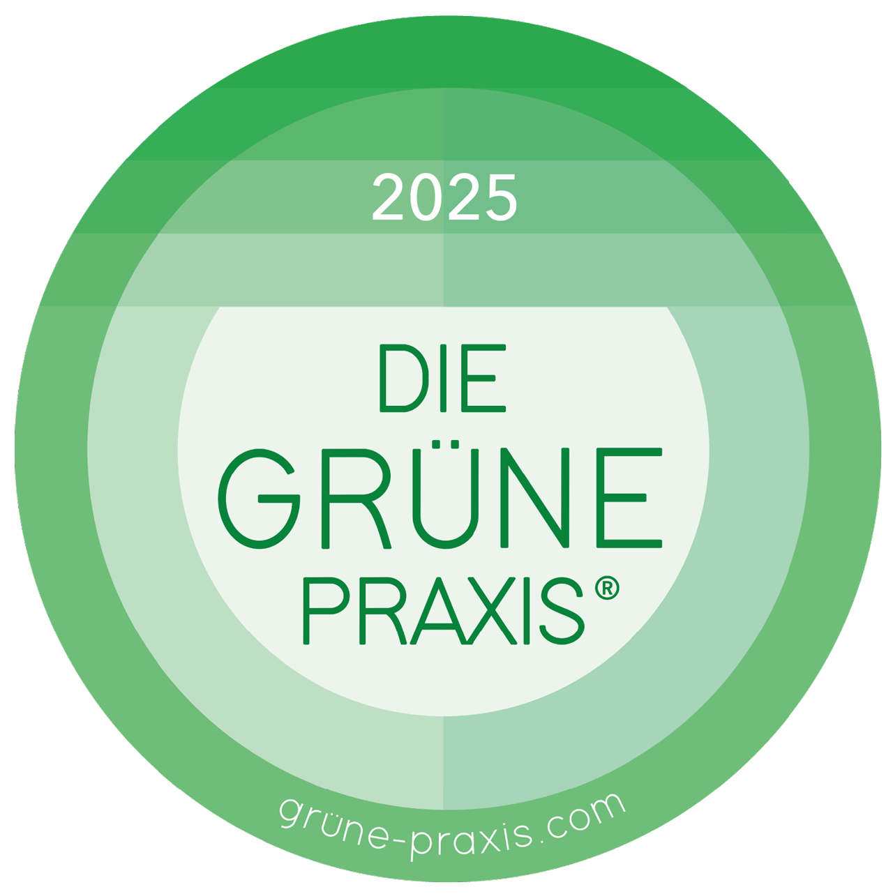 Siegel Grüne Praxis 2025